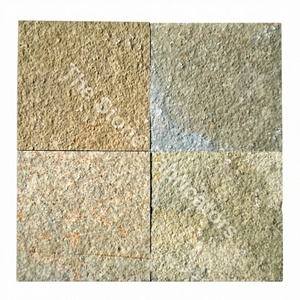 TSF Yellow Lime Stone Split Modern Hotel Tiles Quartzite Slate Dry Stack <b>Wall</b> Panel Mosaics Natural Veneer <b>Sheets</b> Exterior - Product Image 1