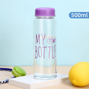 ขวดน้ำและขวดน้ำผลไม้สำหรับกีฬากลางแจ้ง ทรงกระบอก พลาสติก PETG สำหรับยิม พกพาสะดวก ผลิตในเวียดนาม คุณภาพสูง 500 มล. สีสันปรับแต่งได้ - Product Image 3