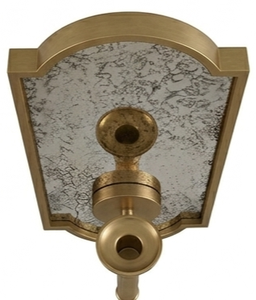 Luxury Antique Brass <b>Wall</b> <b>Sconce</b> Mirror Decorative Metal <b>Wall</b> <b>Sconces</b> with Dual Candle Holders Vintage Home Decor - Product Image 2