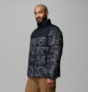 Chaqueta acolchada con estampado de camuflaje personalizada para hombre, ropa premium para invierno, con cierre de cremallera a prueba de viento y bolsillos laterales, abrigo para hombre - Product Image 4
