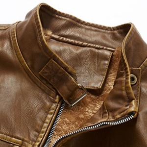 Gilet en cuir respirant et durable pour homme, style motard élégant, en cuir de vachette - Product Image 4
