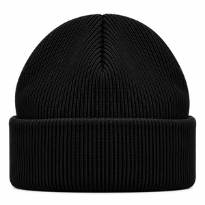 OARH_INT INDUSTRY Bonnet noir avec logo brodé, unisexe, décontracté, pour l'hiver, bonnet en tricot pour adulte - Product Image 5