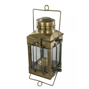 Premium Solid <b>Brass</b> Working Nautical Lamp Oil Ship <b>Lantern</b> Maritime Gift Vintage Marine Anchor Decorative Oil Lamp For Home Use - Product Image 2