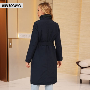 Women's Custom Puffer Jacket with LOGO Winter Coats <b>Parkas</b> De Mujer Winter Windbreaker Jackets for Women Custom Manufacturer ODM - Product Image 2