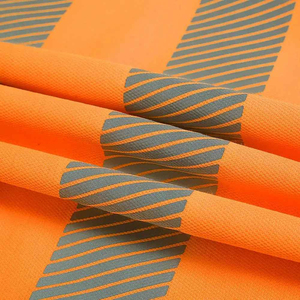 T-shirt de sécurité haute visibilité 2026, orange, bandes réfléchissantes, LED clignotantes, classe 2, manches courtes, vêtements de travail, Harry Johnson - Product Image 4