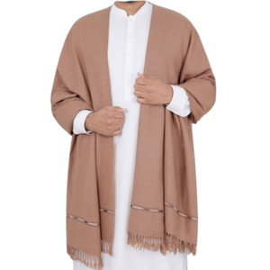 Chal de Cachemira y Pashmina para Hombre, Modelo 2026, Transpirable, Cálido, Largo, con Diseño Étnico, Estampado a Rayas, Colores Personalizados, en Oferta - Product Image 2