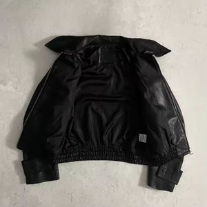 Veste unisexe d'hiver personnalisée avec logo en relief, coupe courte, imperméable, respirante, écologique, fermeture éclair, coupe ample, streetwear, homme, authentique - Product Image 4