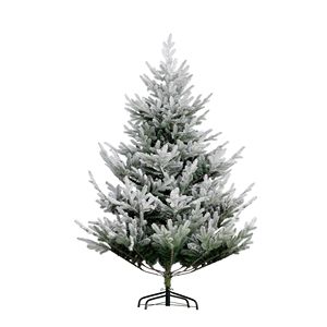Albero di Natale Artificiale Realistico in Pino con Base in Acciaio e Apertura Automatica, Bellissime Decorazioni Natalizie - Product Image 1