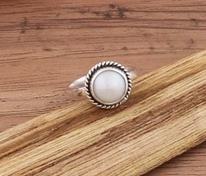 Anillo de Plata de Ley 925 con Perla al por Mayor, Anillo Clásico de Boda para Mujer, Precio al por Mayor del Fabricante, Joyería de Moda - Product Image 6