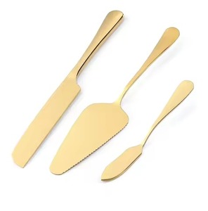 Hotel Use Stainless Steel <b>Cake</b> <b>Server</b> Set Metal <b>Cake</b> Knife and <b>Server</b> Serving Tools - Product Image 2