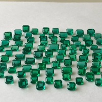 Esmeralda Natural cuadrado Octágono Esmeralda 2- 14 cts bien calidad anillo tamaño Zambia Esmeralda mucho por Sadiya internacional