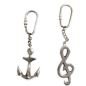 Solid Brass Screw Lock Keychain U-Shackle <b>Key</b> <b>Ring</b> Heavy Duty Horseshoe Buckle for <b>Car</b> <b>Keys</b> Nautical Style Metal <b>Key</b> Holder - Product Image 3