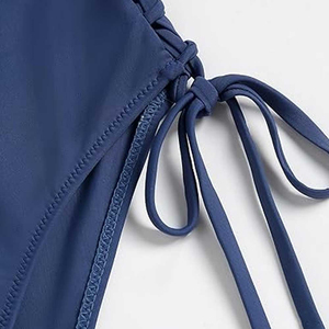 Ensemble de bikini pour femmes de haute qualité, vêtements de plage élégants pour l'été, spandex, polyester, maillot de bain deux pièces, sans couture, sans armatures, logo personnalisé - Product Image 5