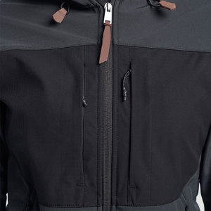 Chaqueta Softshell de Cuello Alto para Mujer, Chaqueta Softshell Suave al Tacto para Mujer, Chaqueta Softshell de Invierno para Mujer - Product Image 3
