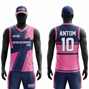 Custom Sublimated Netball Uniform Set Sleeveless Team <b>Jersey</b> And <b>Shorts</b> Breathable Polyester Sportswear <b>For</b> <b>Women</b> Girls Club - Product Image 1