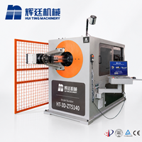 Machine de cintrage de fil CNC 3D à 5 axes haute productivité avec moteur, 3 paires de rouleaux d'alimentation, diamètre max. 14 mm, haute précision, contrôlée par PLC