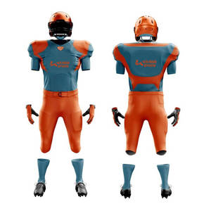 Uniforme de Fútbol Americano de Manga Corta con Estampado Deportivo por Sublimación, Uniforme de Fútbol Americano de Alta Calidad - Product Image 1