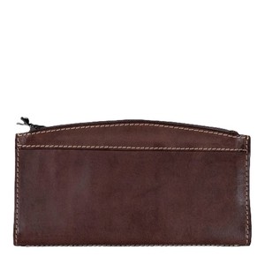 <b>Vintage</b> Tan Brown Real Leather Long Bifold Clutch Mobile <b>Phone</b> Protector Slot Case Dual Zip Cash Organizer Wallets For Men - Product Image 3