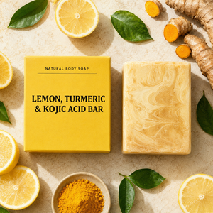 Premium Lemon Turmeric Kojic Acid Face and Body <b>Soap</b> for Daily Beauty Care OEM ODM Private Label Wholesale Exporter 2026 - Product Image 6