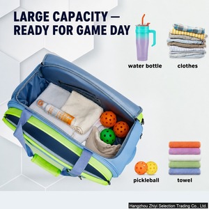Mochila para Pickleball de 40-50L, Impermeable, de PU, con Compartimento Separado para Zapatos, Logotipo Personalizado, OEM, ODM, Venta al Por Mayor - Product Image 4