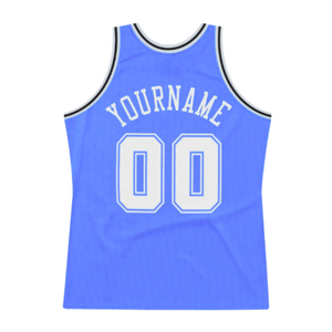 Custom <b>Blue</b> Basketball Jersey Name Number Heat-Transfer Printed 100% Polyester Quick Dry Breathable <b>Mesh</b> Unisex Adult Tank <b>Top</b> - Product Image 1