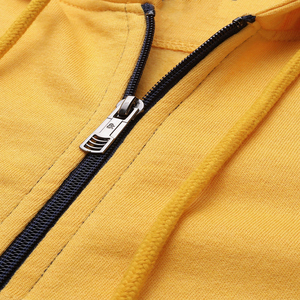 Sudadera con Capucha para Hombre, Diseño Color Block, Cierre Frontal con Cremallera, Bolsillos, Tejido de Algodón, Corte Regular, Estilo Casual, Otoño-Invierno 2026 - Product Image 3