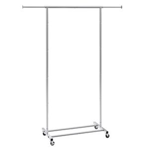 Porta indumenti per indumenti pesanti con 2 ruote chiudibili a chiave per appendere la lunghezza inferiore dei panni - Product Image 1