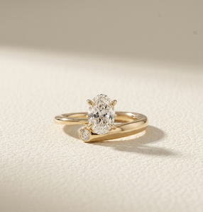 Moissanite Oval Cut <b>Solitaire</b> <b>Ring</b> Her 925 Sterling <b>Silver</b> Luxury Unique Band Engagement Wedding Promise Anniversary Fine - Product Image 1
