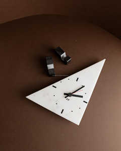 The CRAFT EXIM Luxury Natural Marble Quartz Art Deco Desk Clock Premium Handcrafted Decorative Home Office Timepiece - Product Image 3