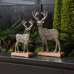 Escultura Metálica Geométrica de Diseño Moderno, Hecha a Mano, Decoración Contemporánea para Interiores, Escultura Metálica con Recubrimiento de Polvo Negro - Product Image 2