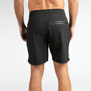 Pantalones Cortos Deportivos de Gimnasio de Alta Calidad al por Mayor, Elásticos en 4 Direcciones, de Poliéster y Spandex, con Forro Interior de Doble Capa para Hombre - Product Image 3