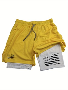 Shorts de course pour hommes en gros, séchage rapide, respirants, légers, pour la gym et le fitness - Product Image 1