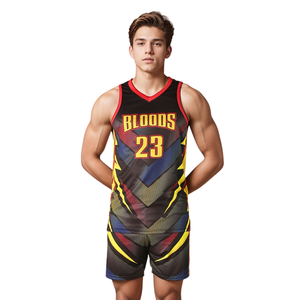 Conjunto de Uniforme de Baloncesto Personalizado y Económico, Camiseta y Pantalones Cortos Duraderos de Secado Rápido, Ropa Deportiva para Entrenamiento, Suministro al por Mayor, Uniformes de Todos los Tamaños - Product Image 1