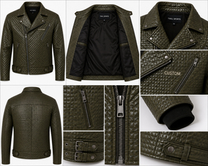 Stylish Leather <b>Jacket</b> for Men Custom Color 100% Leather Men's <b>Jacket</b> Custom Slim PU Leather Men's <b>Jackets</b> Outerwear - Product Image 5