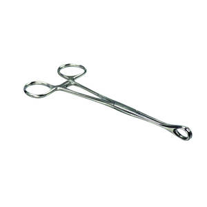 Pinzas para sujetar esponjas quirúrgicas de acero inoxidable, autoclavables, para uso médico. - Product Image 1