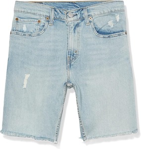 Shorts de mezclilla rectos de cintura media para hombre, informales de verano, personalizados, rasgados, transpirables, ecológicos, lavables, de tela tejida, al por mayor - Product Image 4