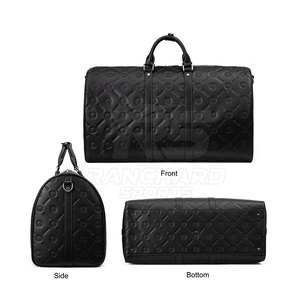Sac de voyage élégant en cuir, sac de week-end pour voyages d'affaires, léger, durable, avec coutures soignées, sacs de voyage en cuir - Product Image 3