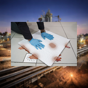 Rollo Absorbente de Aceite Hidrofóbico Pequeño de 200 m para Control de Derrames, Ideal para Fugas de Aceite, Combustible e Hidrocarburos en Áreas Industriales - Product Image 4