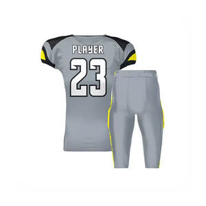 Ropa Deportiva de Fútbol Americano de Manga Corta de Alta Calidad para Hombre, Diseño Impreso Transpirable con Nombre del Equipo y Logotipo, Venta al Por Mayor, Envío Gratis - Product Image 6