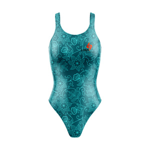 Traje de Baño de Una Pieza con Estampado por Transferencia de Calor Personalizado, Impresión 3D de Alta Calidad, Elástico en Cuatro Direcciones, Sin Costuras, Ecológico, Cuello Redondo - Product Image 4