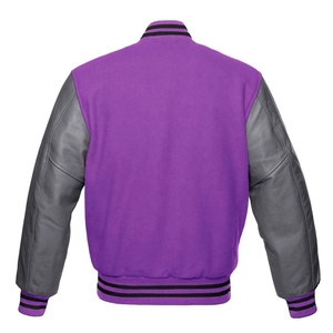 Custom Letterman Varsity <b>Jackets</b> Wool Body Genuine <b>Leather</b> Sleeves <b>Winter</b> Wear Smart and Stylish Men's Turn-down Collar Preppy - Product Image 4