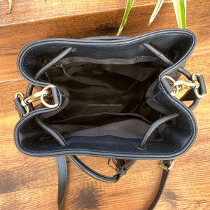 Bolso bandolera de cuero con herramientas manuales de diseñador personalizado para mujer, patrón de celosía de diamante, forro de nailon, cadena de flores - Product Image 6