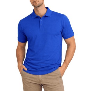 Camisa de Golf para Hombre, Manga Corta, Estampada, Color Marrón, Poliéster/Algodón, Logotipo Frontal, Tejido Transpirable, Corte Regular, Casual - Product Image 3