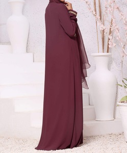 Wholesale Prices New Stylish Abaya Islamic Dress Muslim Woman Clothing Custom Sizes Full Body Cover Embroidered Stonework Abayas - Product Image 5