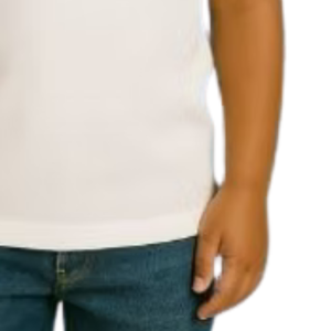 Polo brodé blanc pour garçon, décontracté, à manches courtes, pour l'école, confortable, style de vie, vêtement supérieur - Product Image 3