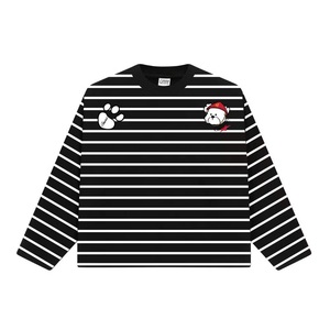 เสื้อยืดคอกลมแขนยาวทรงปกติ ยูนิเซ็กซ์ ปี 2026 ผ้าฝ้ายถัก 100% สไตล์ลำลอง พิมพ์ลายด้านหน้า - Product Image 4
