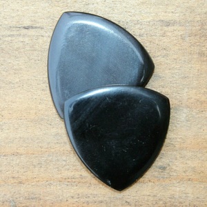 Plectre de guitare en corne de buffle, poli, texture naturelle, pour guitare acoustique, électrique et basse - Product Image 3