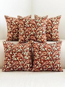Colorful Luxury Plant Paisley Cotton Cushion Cover Decorative Throw <b>Pillow</b> Case for <b>Sofa</b> Living Room Bedroom Home Decor - Product Image 4