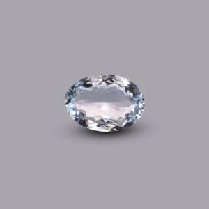 Handcrafted 45 Carat Natural Sky Blue Aquamarine Oval Cabochon Loose Gemstone for Fine Jewelry - Product Image 1