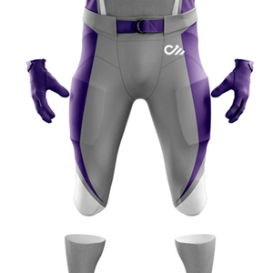 ชุดยูนิฟอร์มอเมริกันฟุตบอลโพลีเอสเตอร์ป้องกันการกระแทกขายดี พร้อมโลโก้สั่งทำ แห้งเร็ว ดีไซน์แฟชั่นล่าสุด - Product Image 5